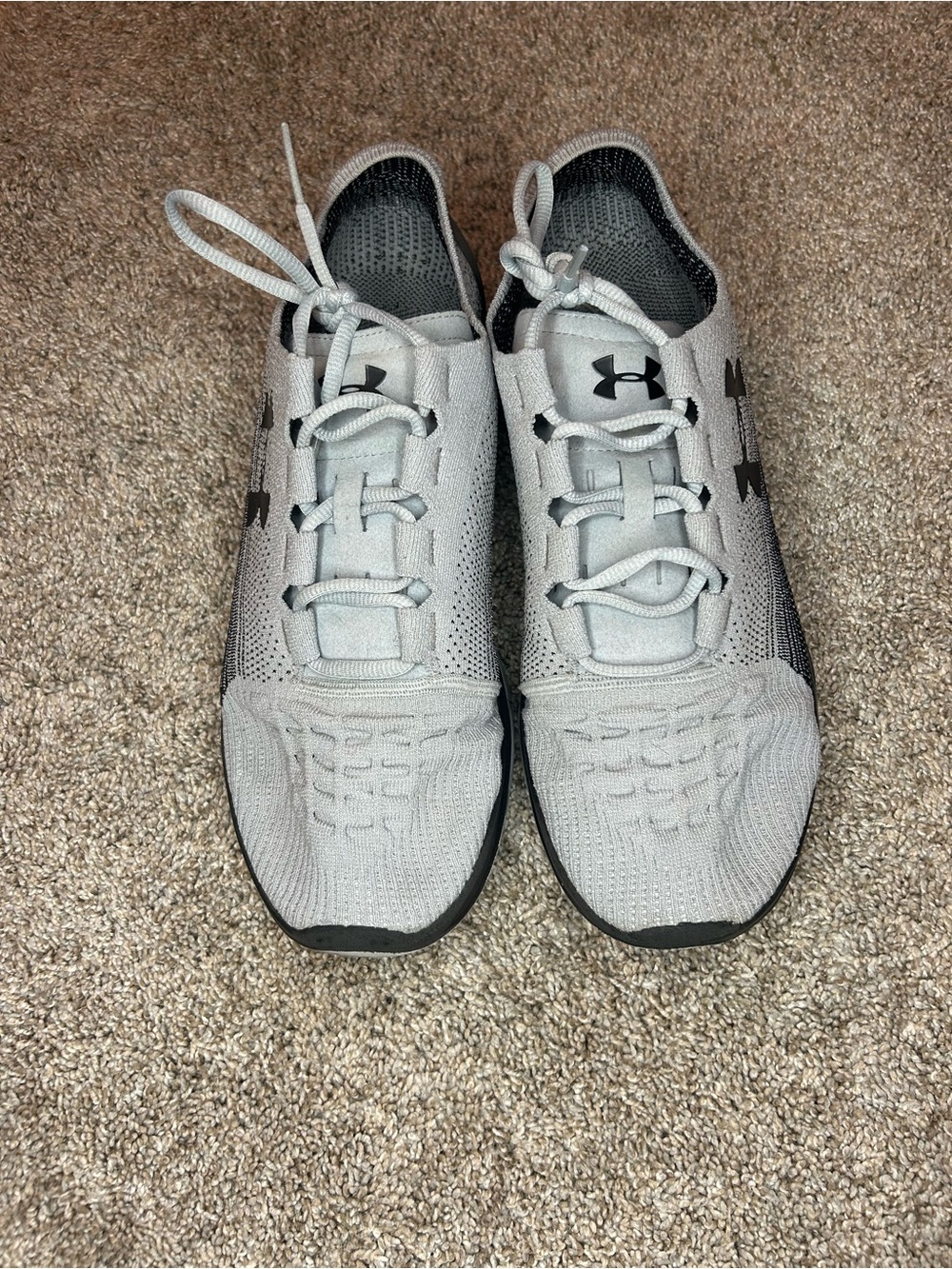 Under Armour Men’s Gray and Black Training Sneakers